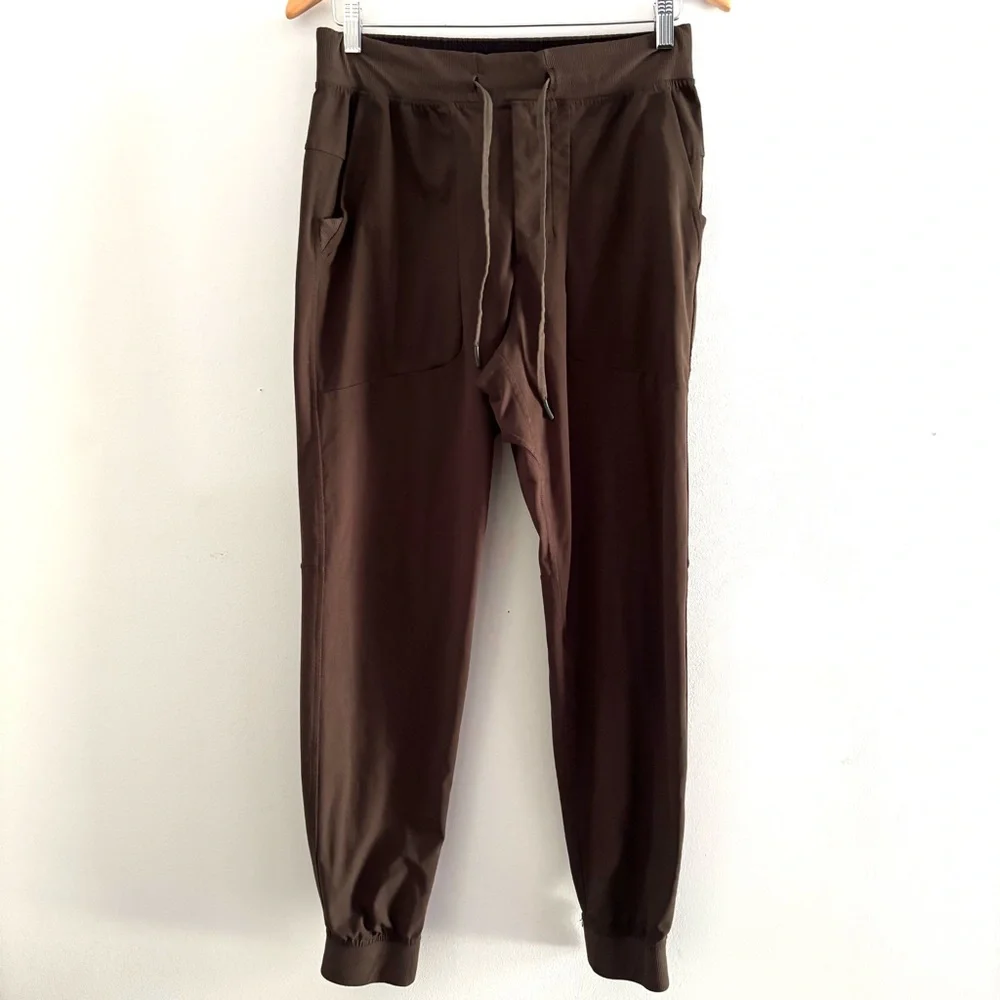 Lululemon ABC Army Green Skinny Jogger Pants Mens Size S‎ Activewear Yoga Run